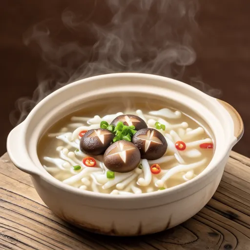 Gobo and Enoki Chinese Soup