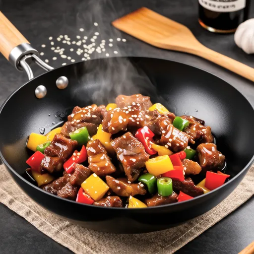 Stir-fried Pork and Bell Peppers with Sweet Bean Sauce