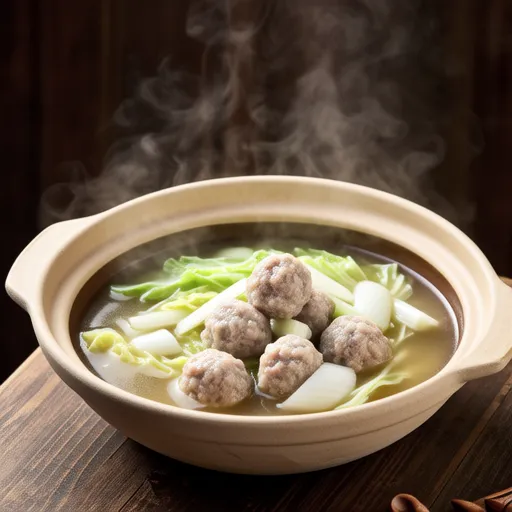 Tofu Meatball Clear Soup