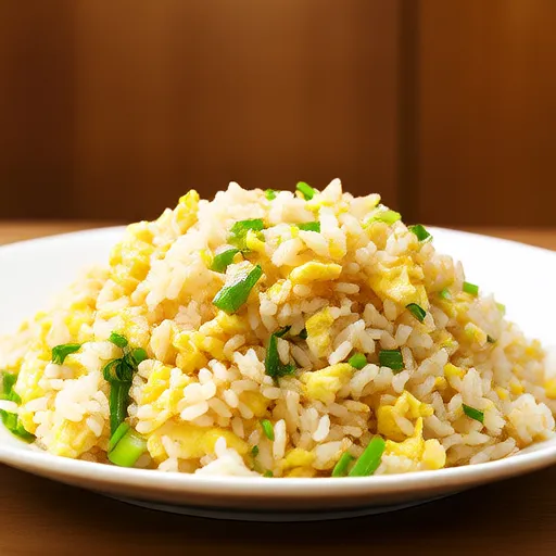 Arroz Frito con Papa y Cebollín