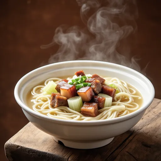 Pork Belly and Cabbage Soup Pasta