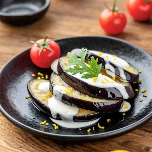 Mini Tomato and Eggplant White Dashi Marinade