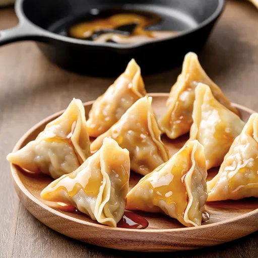 Honey Butter Chips with Dumpling Wrappers