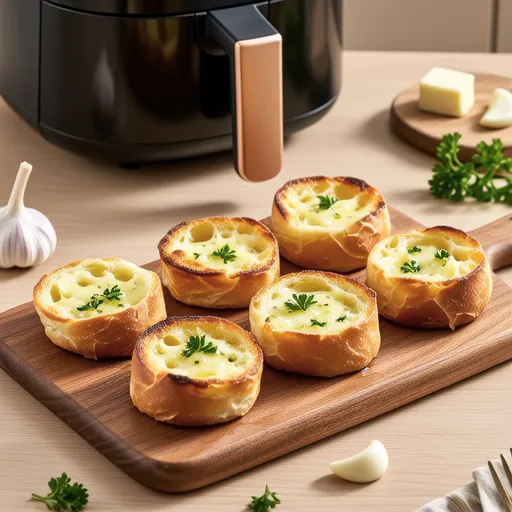 Air Fryer Garlic Rusks