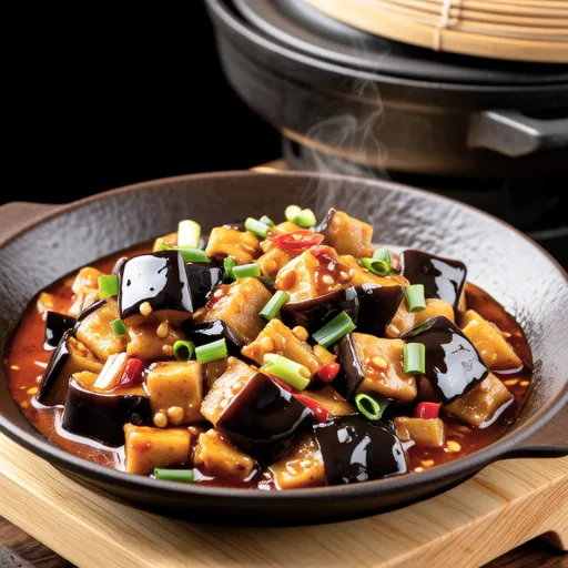 Spicy Eggplant and Sausage Stir-fry