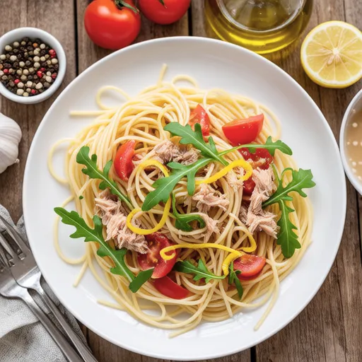 Tomato and Arugula Cold Pasta