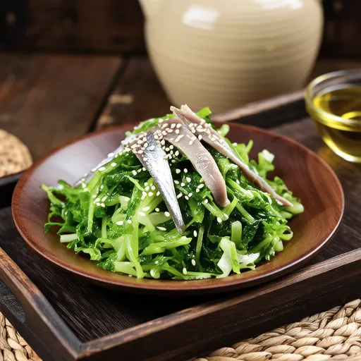 Lettuce and Shirasu Namul
