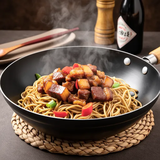 Ginger Pork Yakisoba