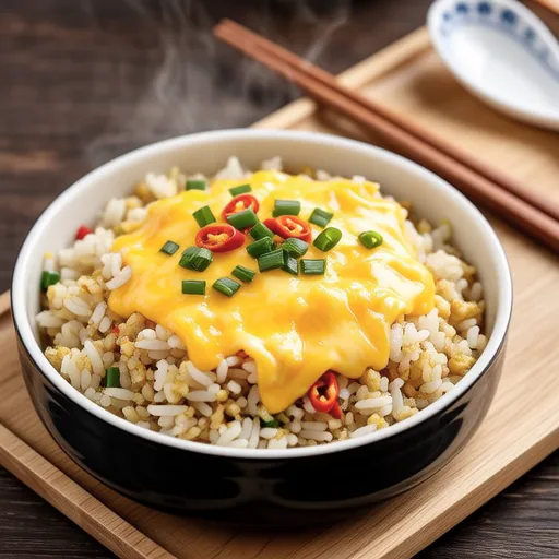 Egg Cheese Fried Rice