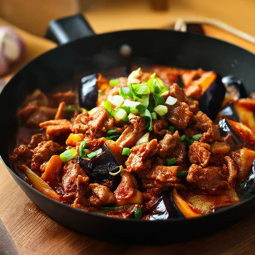 豚肉とナスの炒め物