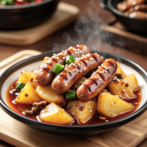 Potato and Sausage Stir-fry