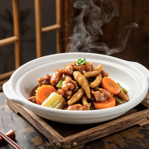 Sweet and Sour Stir-fried Chicken and Lotus Root