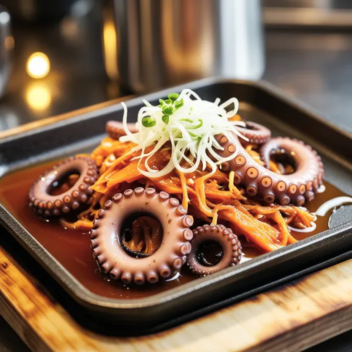 Octopus Kimchi Salad