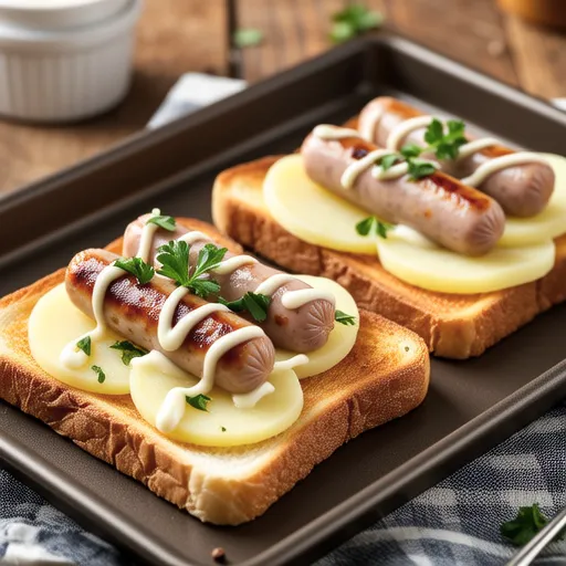 New Potato Mayo Cheese Toast