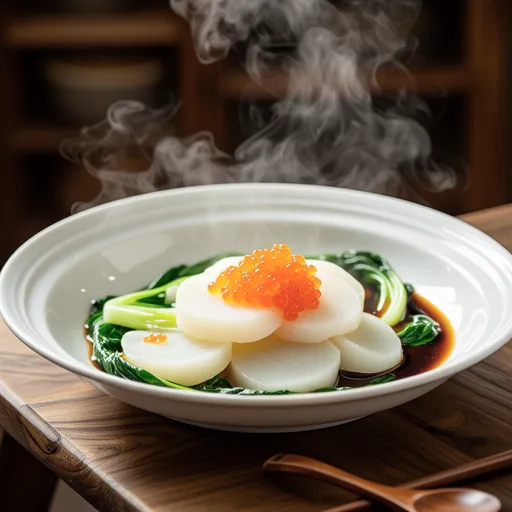 Sauteed Turnip with Cod Roe and Butter