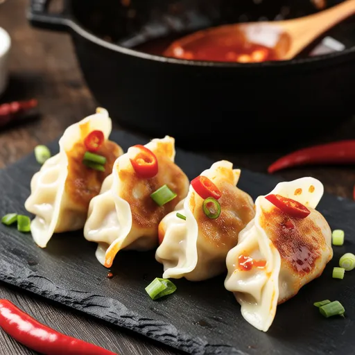 Kkanpung Dumplings (Spicy Stir-fried Dumplings)