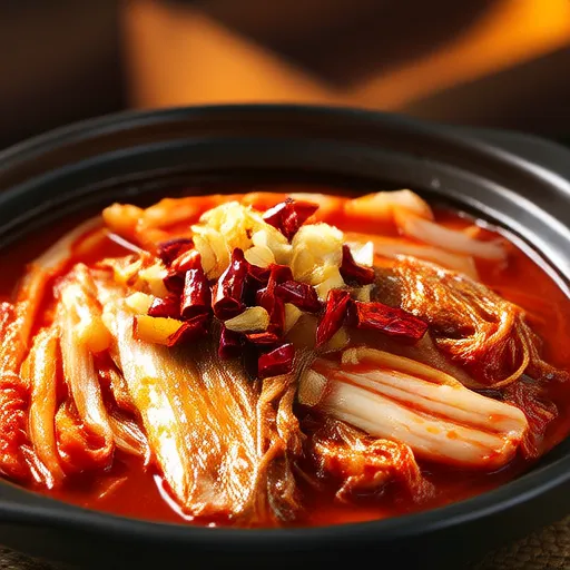 泡菜金槍魚蒸菜