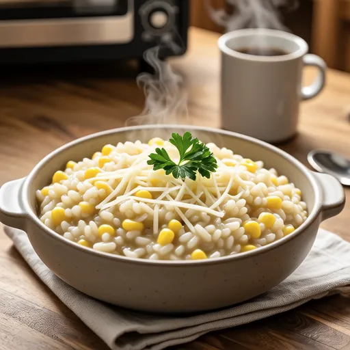 Cheese Risotto with Plenty of Onion