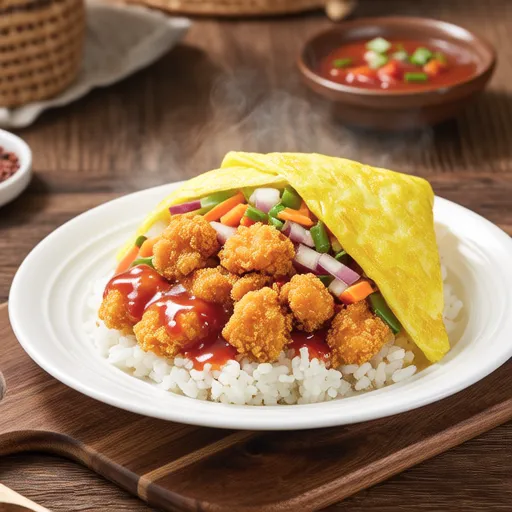 Chicken Breast Omurice