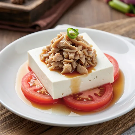 Tofu and Fresh Onion Tuna Salad