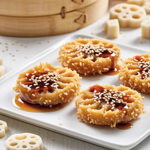 Natto and Lotus Root Patties