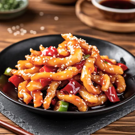 Sweet and Sour Stir-fried Mackerel