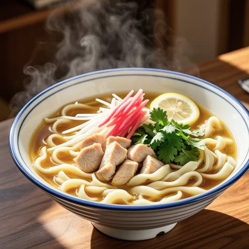Chicken Kishimen Noodles