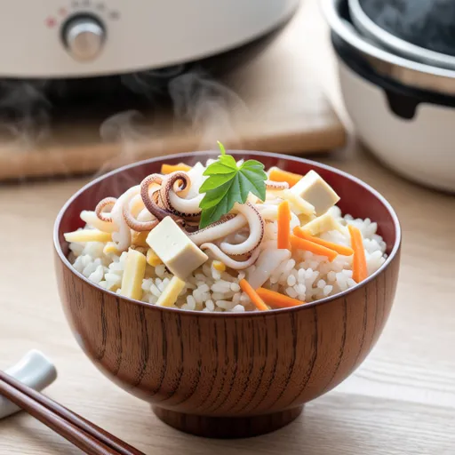 Sakiika Takikomi Gohan (Rice with Dried Squid)