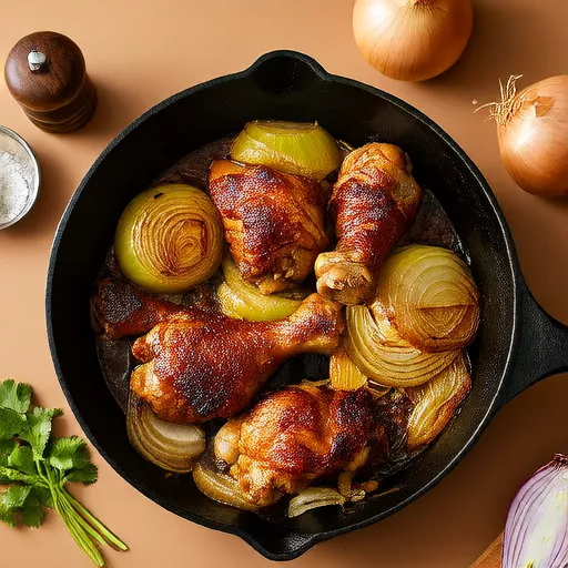 Stir-fried Onion and Chicken