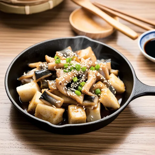 Salt Stir-fry with Sasa Kamaboko and Canned Mackerel