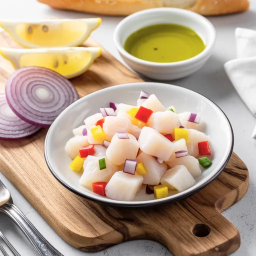 Scallop and Red Onion Marinade