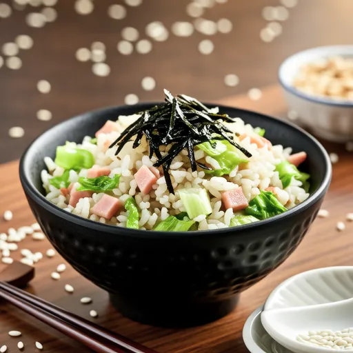 Lettuce and Salted Kelp Fried Rice
