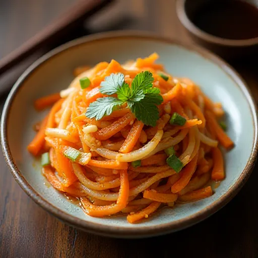 당근과 양파 야채 볶음