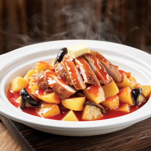 Sasami and Potato Ketchup Stir-fry