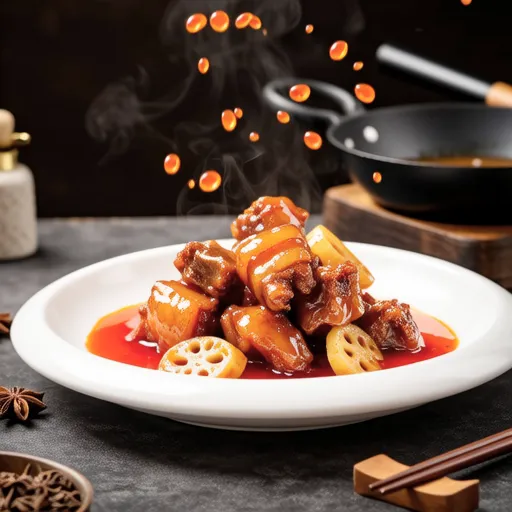 Sweet and Sour Stir-fried Pork with Lotus Root