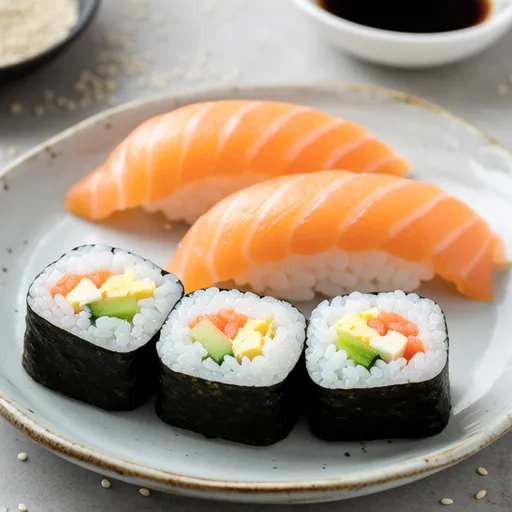 Salmon Kombu-marinated Temari Sushi
