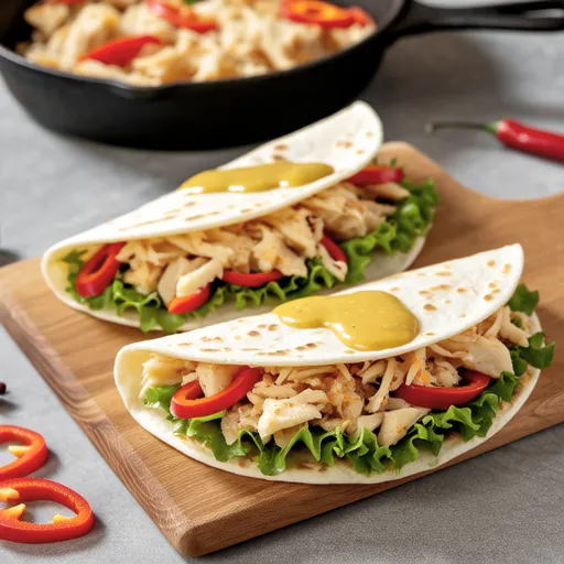 Crab Stick Tortilla Sandwich