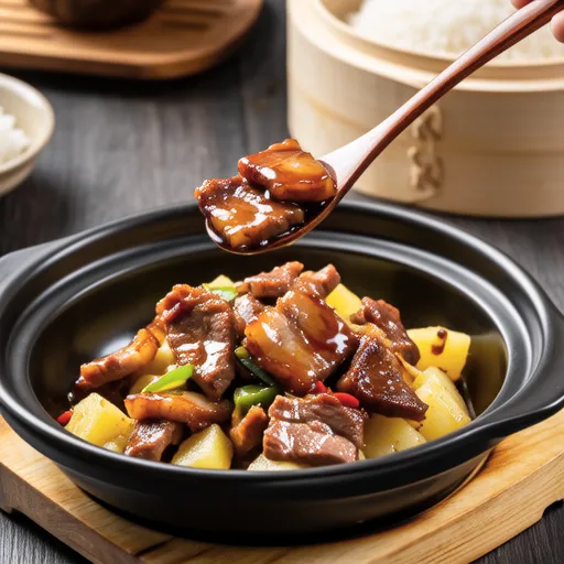 Delicious Seasoned Pork and Stir-fried Potatoes