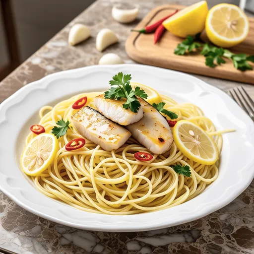 Sanma Lemon Oil Pasta