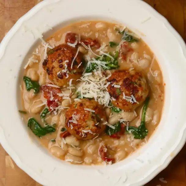 トスカーナ風ターキーミートボール