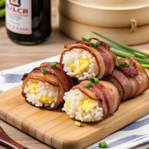 베이컨 치즈 주먹밥