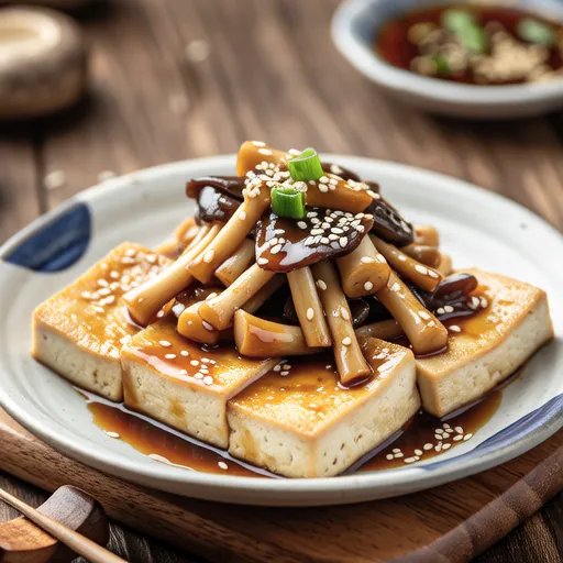 Tofu Mushroom Salad