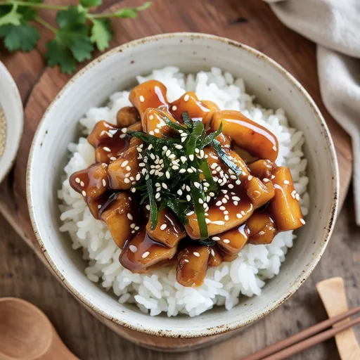 Japanese Horse Mackerel Rice Bowl
