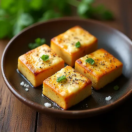 पनीर और टोफू की सौतेड डिश