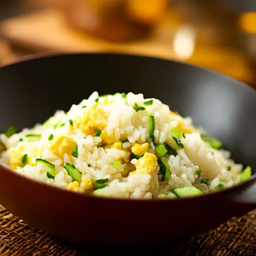 Cucumber Egg Fried Rice