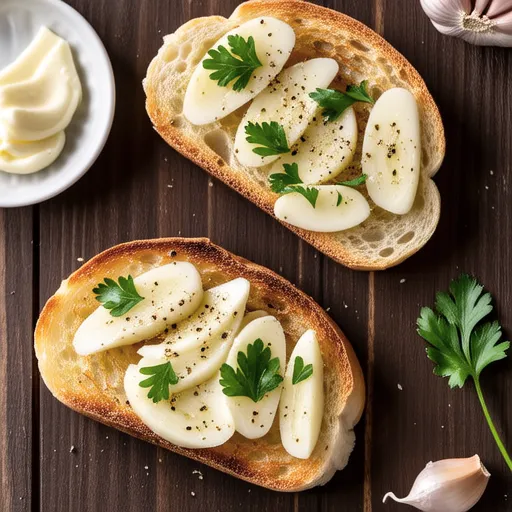 Shirasu Garlic Toast