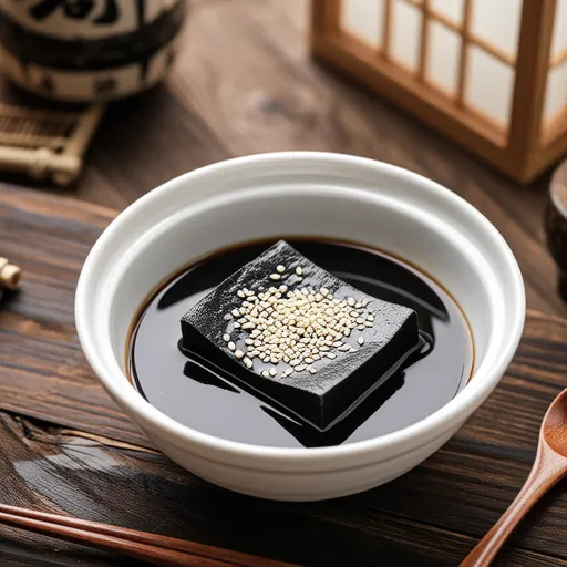 Tofu Black Sesame Pudding