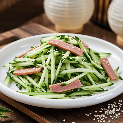 Sweet Vinegar Cucumber and Dried Daikon Salad