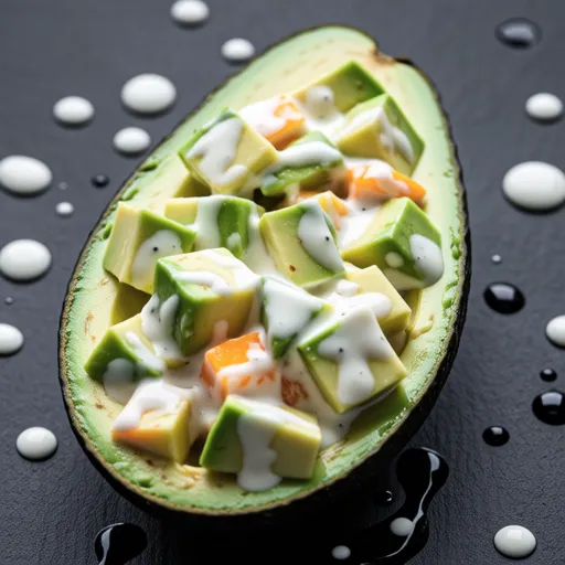 Tobiko and Avocado Mayo Salad