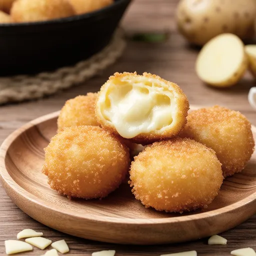 Chewy Cheese Potato Mochi